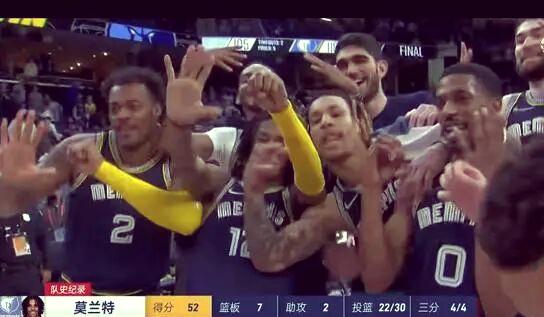 灰熊客场击败马刺,莫兰特狂轰40分 灰熊客场击败马刺,莫兰特狂轰40分