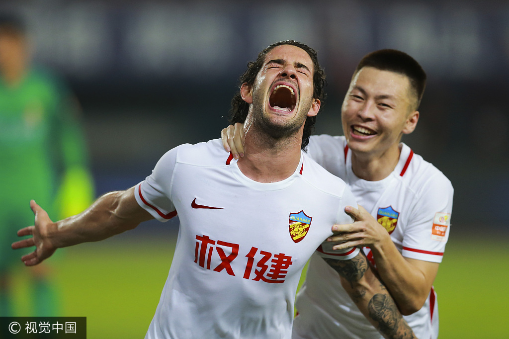 中超联赛迎战恒大，权健主场告捷